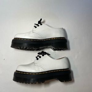 White quad doc martens 1461 uk 4 womens 6